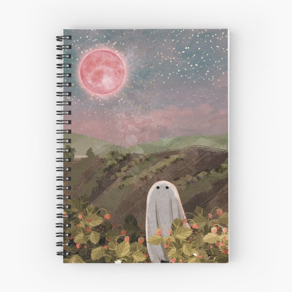 Item preview, Ghosts Of The Moon - Strawberry Moon Portrait designed and sold by katherineblower.