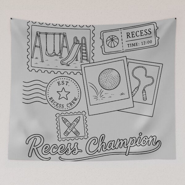Item preview, Recess Champion Shirt | Vintage Postmark Back to School Kids designed and sold by MOCH- ART.