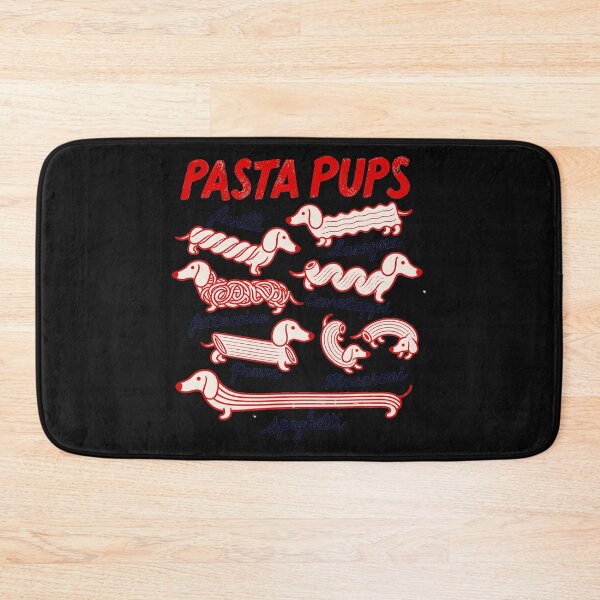 Item preview, Pasta Pups Fusilli Lasagna Fettuccine Cavatappi Penne Macaroni Spaghetti Dachshund Dog Owner Pasta Lover designed and sold by BrockmeyeSB.