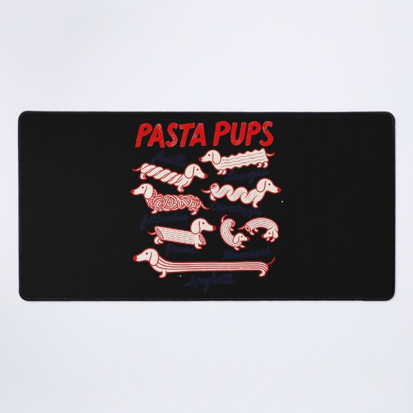 Item preview, Pasta Pups Fusilli Lasagna Fettuccine Cavatappi Penne Macaroni Spaghetti Dachshund Dog Owner Pasta Lover designed and sold by BrockmeyeSB.