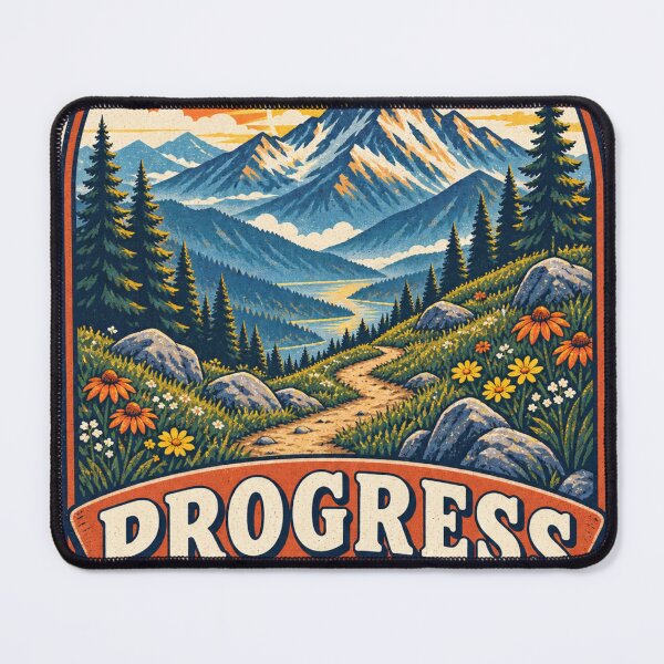 Item preview, Progress Over Perfection Mountain Sunrise designed and sold by IWWshirts.
