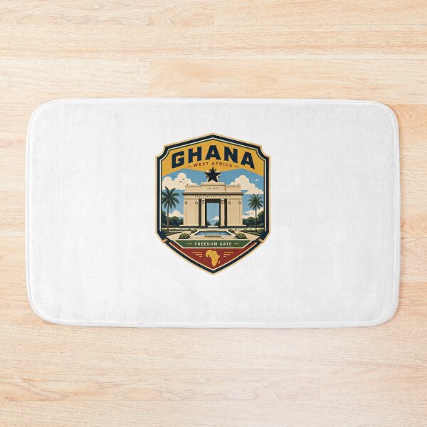 Item preview, Ghana West Africa Freedom Gate Ad 1957 Freedom And Justice Ghanaian National Pride Travel Heritage designed and sold by Star3NowForMe.