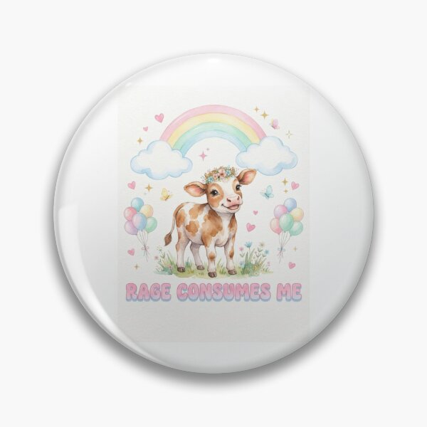Item preview, Cow rage consumes me kitty kitten cat funny gag adult humor novelty meme memes pet christmas birthday designed and sold by CheeseBlueprint.