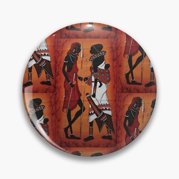 Item preview, Maasai Family Water color drawing designed and sold by Joshuasanga76a.