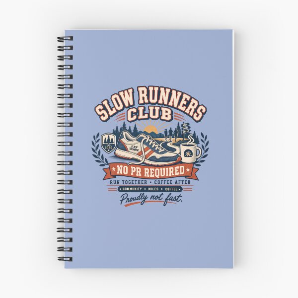 Item preview, Slow Runners Club Vintage Running Shoe Coffee Badge designed and sold by KakangMudi.