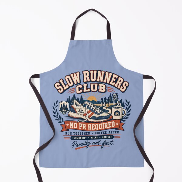Item preview, Slow Runners Club Vintage Running Shoe Coffee Badge designed and sold by KakangMudi.