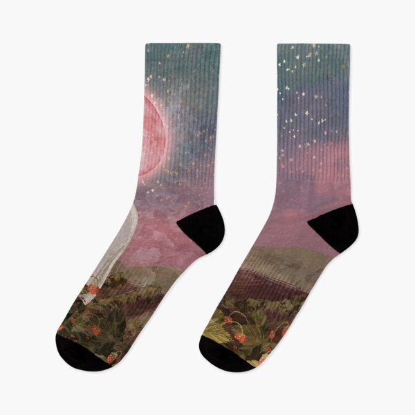 Item preview, Ghosts Of The Moon - Strawberry Moon Landscape designed and sold by katherineblower.