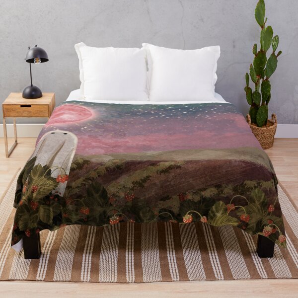 Item preview, Ghosts Of The Moon - Strawberry Moon Landscape designed and sold by katherineblower.