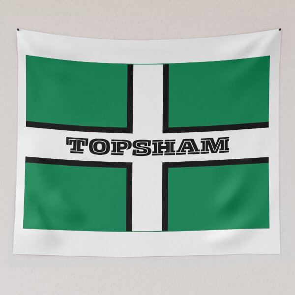 Item preview, Topsham on a Devon Flag designed and sold by S-and-W-4ever.