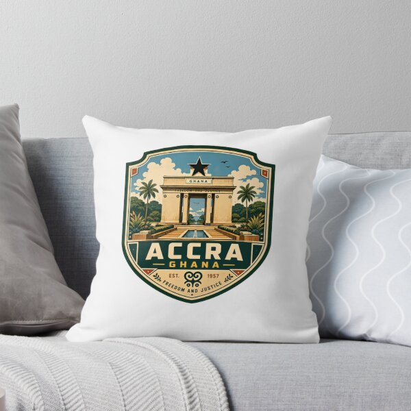 Item preview, Accra Ghana Freedom And Justice Est 1957 Ghanaian National Pride designed and sold by Star3NowForMe.