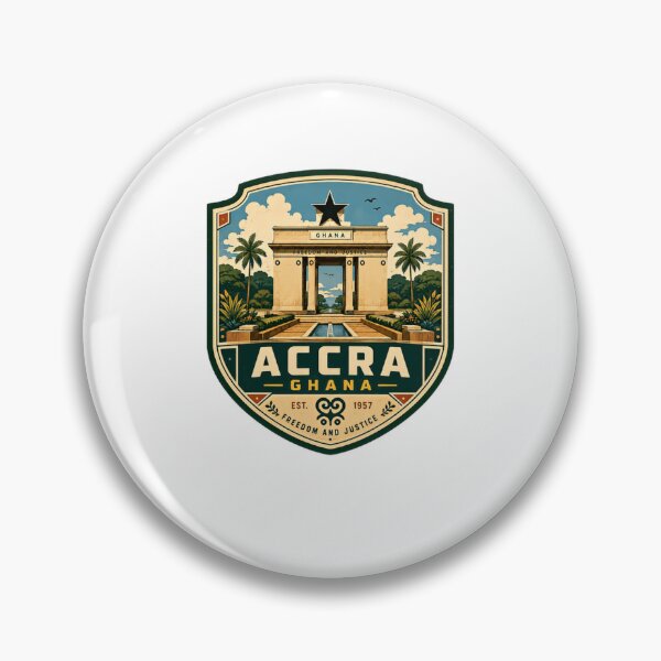 Item preview, Accra Ghana Freedom And Justice Est 1957 Ghanaian National Pride designed and sold by Star3NowForMe.