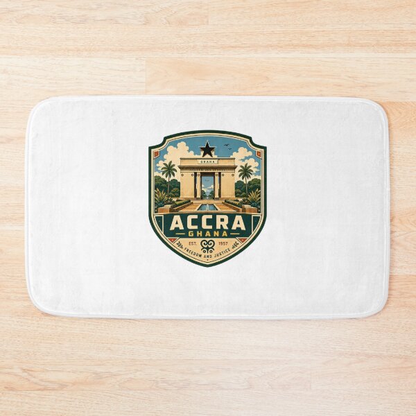 Item preview, Accra Ghana Freedom And Justice Est 1957 Ghanaian National Pride designed and sold by Star3NowForMe.