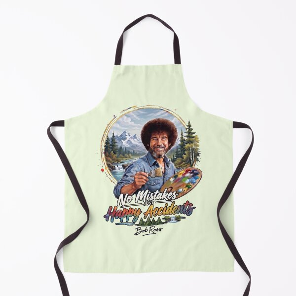 Item preview, Bob Ross No Mistakes Just Happy Accidents designed and sold by Karamram Studio.