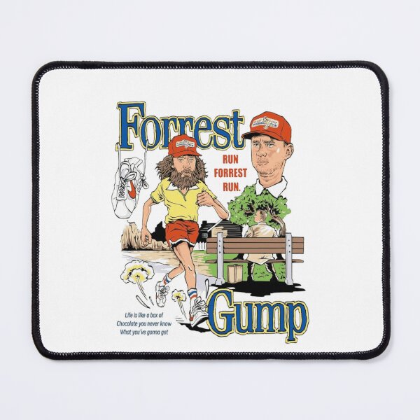 Item preview, Forrest Gump – Run Forrest Run Retro Illustration designed and sold by WATEKE.