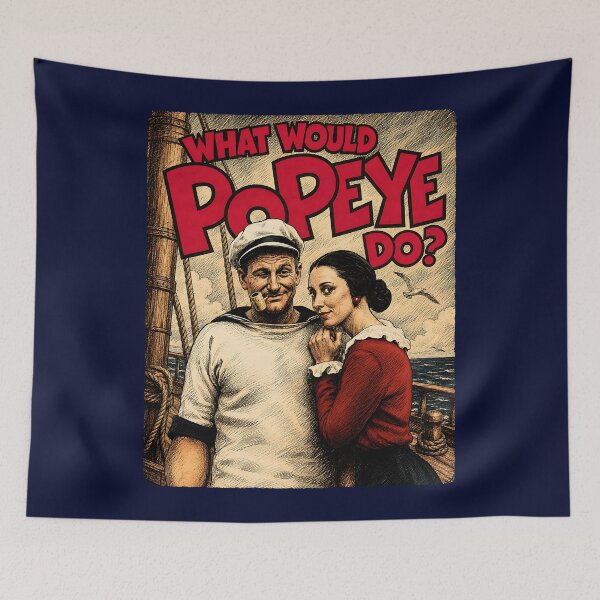 Item preview, What would Popeye do? designed and sold by TeeCodes.