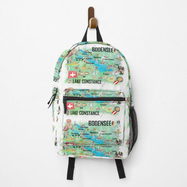 Item preview, Lake Constance Bodensee Illustrated Travel Map designed and sold by artshop77.