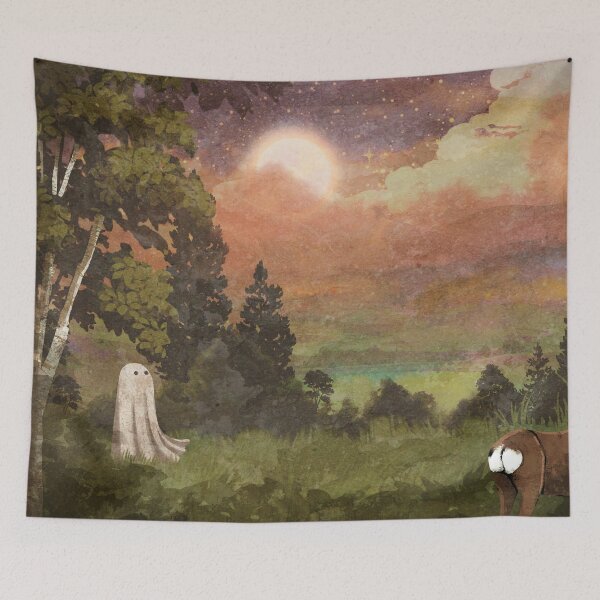 Item preview, Ghosts Of The Moon - Buck Moon Landscape designed and sold by katherineblower.
