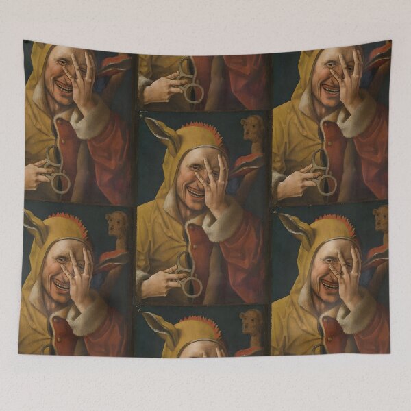 Item preview, THE LAUGHING FOOL BY JACOB CORNELISZ VAN OOTSANEN designed and sold by humbleserf.