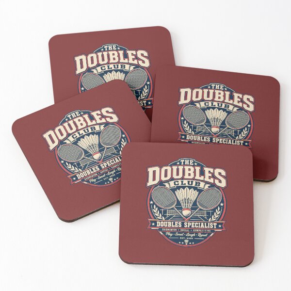 Item preview, The Doubles Club Vintage Badminton Doubles Specialist designed and sold by KakangMudi.