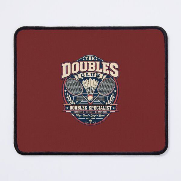 Item preview, The Doubles Club Vintage Badminton Doubles Specialist designed and sold by KakangMudi.