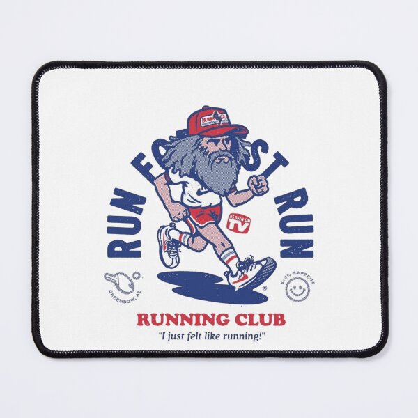 Item preview, Run Forrest Run – Retro Running Club Illustration designed and sold by WATEKE.