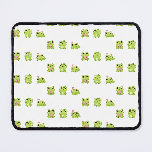 Item preview, Kawaii Green Cute Frog, Kawaii Frog Collection designed and sold by graphic-genie.