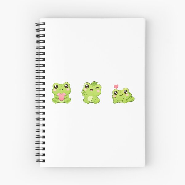 Item preview, Kawaii Green Cute Frog, Kawaii Frog Collection designed and sold by graphic-genie.