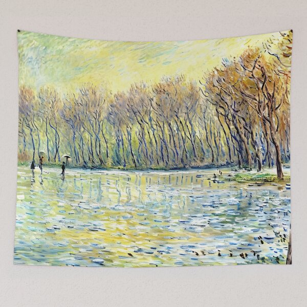 Item preview, Skaters at Giverny designed and sold by artdesignsnow.