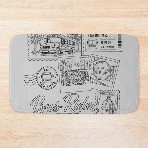 Item preview, School Bus Rider Shirt | Vintage Postmark Back to School designed and sold by MOCH- ART.