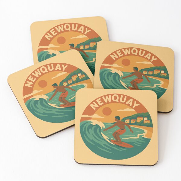 Item preview, Newquay Travel Souvenir Sticker designed and sold by rogue-design.