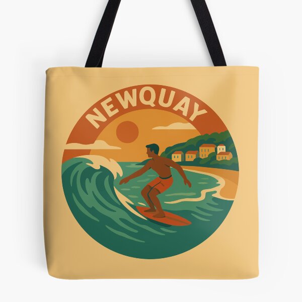Item preview, Newquay Travel Souvenir Sticker designed and sold by rogue-design.
