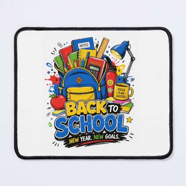 Item preview, Back To School New Year Goals designed and sold by WearTheVibe Store.