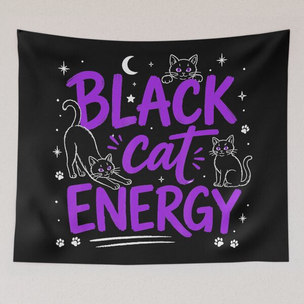Item preview, Black Cat Energy Cat Lover Feline Owner designed and sold by BrockmeyeSB.