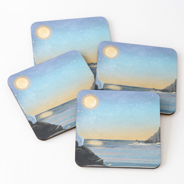 Item preview, Ghosts Of The Moon - Sturgeon Moon Landscape designed and sold by katherineblower.