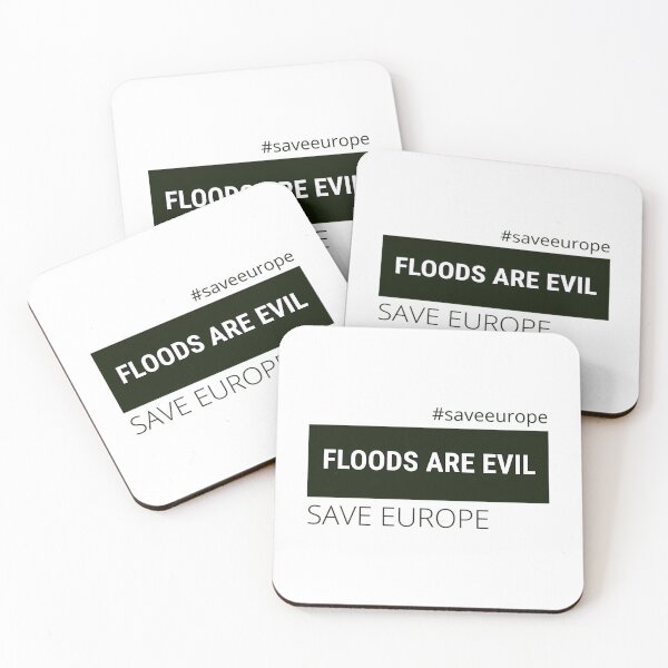Item preview, Floods Are Evil  Save Europe designed and sold by wisniew--kitil.