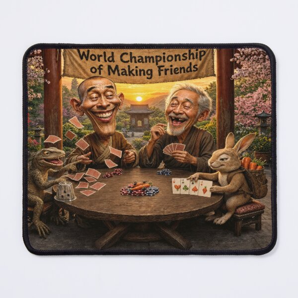 Item preview, World Poker Championship Playing With Animal Friends designed and sold by The Brother Wu Collection.