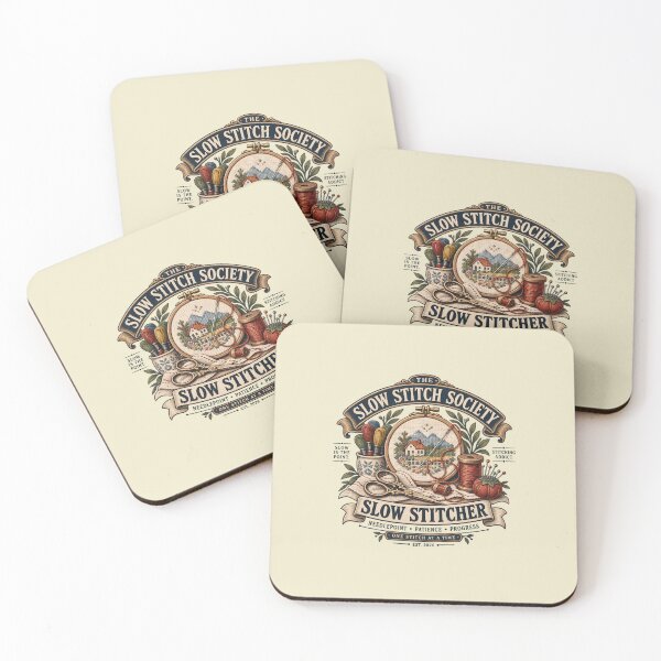 Item preview, Slow Stitcher Needlepoint Vintage Craft Club designed and sold by KakangMudi.