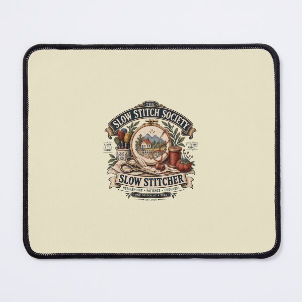 Item preview, Slow Stitcher Needlepoint Vintage Craft Club designed and sold by KakangMudi.