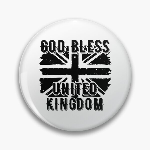 Item preview, God Bless United Kingdom Black Design. designed and sold by wisniew--kitil.