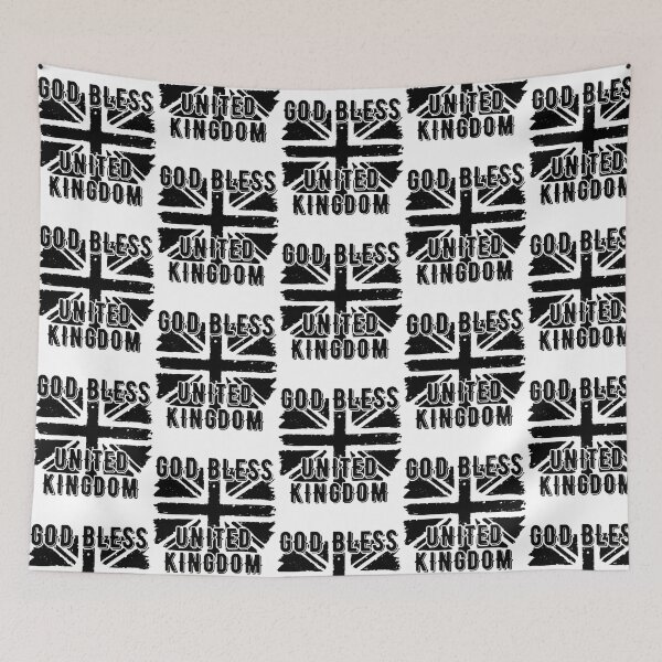 Item preview, God Bless United Kingdom Black Design. designed and sold by wisniew--kitil.