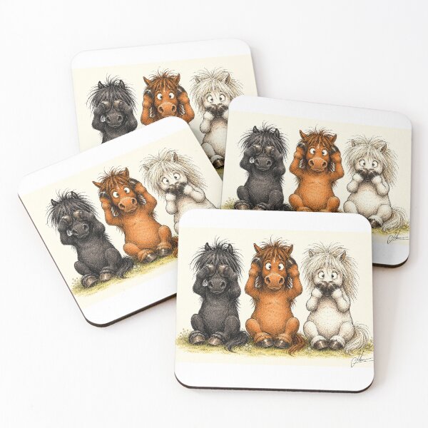 Item preview, PONY CARTOON (3 WISE PONIES designed and sold by IcarusBadger.