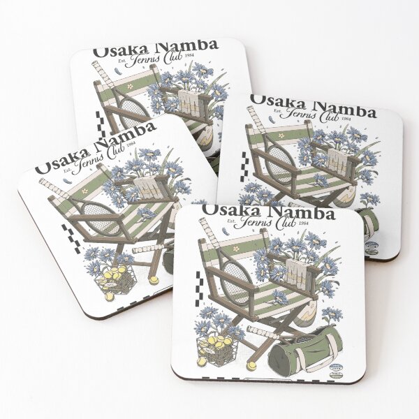 Item preview, Osaka Namba Tennis Club – Vintage Court Scene designed and sold by WATEKE.