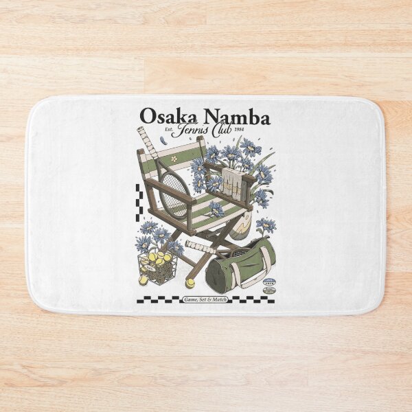 Item preview, Osaka Namba Tennis Club – Vintage Court Scene designed and sold by WATEKE.