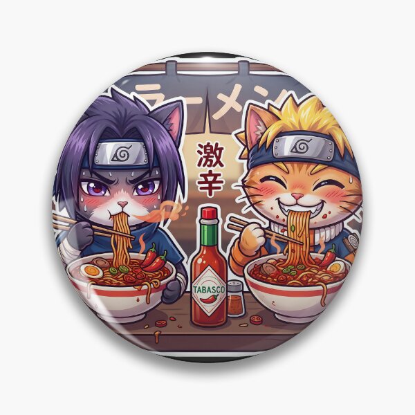 Item preview, Spicy Ramen Ninja Cats: Tabasco Spicy Noodle Challenge designed and sold by CuteKats.