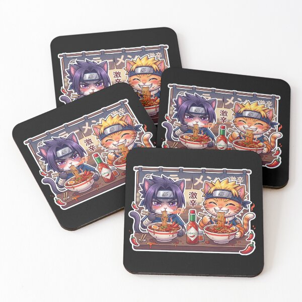 Item preview, Gatos Ninja del Ramen Picante: El Desafío de los Fideos Picantes con Tabasco designed and sold by CuteKats.