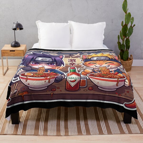Item preview, Gatos Ninja del Ramen Picante: El Desafío de los Fideos Picantes con Tabasco designed and sold by CuteKats.