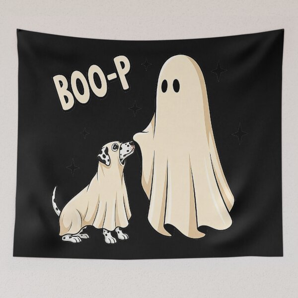 Item preview, Boo-P Ghost Dog Halloween Puppy Dalmatian Pet Owner designed and sold by BrockmeyeSB.