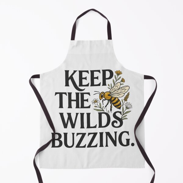 Item preview, Keep The Wilds Buzzing Bee Lover Floral Vintage Quote designed and sold by Amr Darwish Graphic designer.