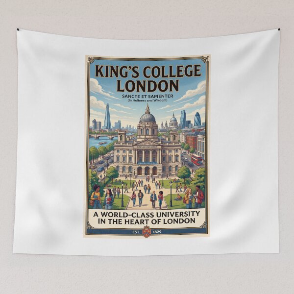 Item preview, King's College London designed and sold by Theodor Decker.