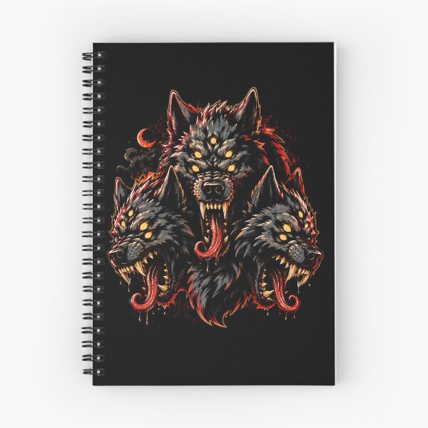 Item preview, Fierce Three-Headed Wolf Graphic Design designed and sold by rafaeltto.